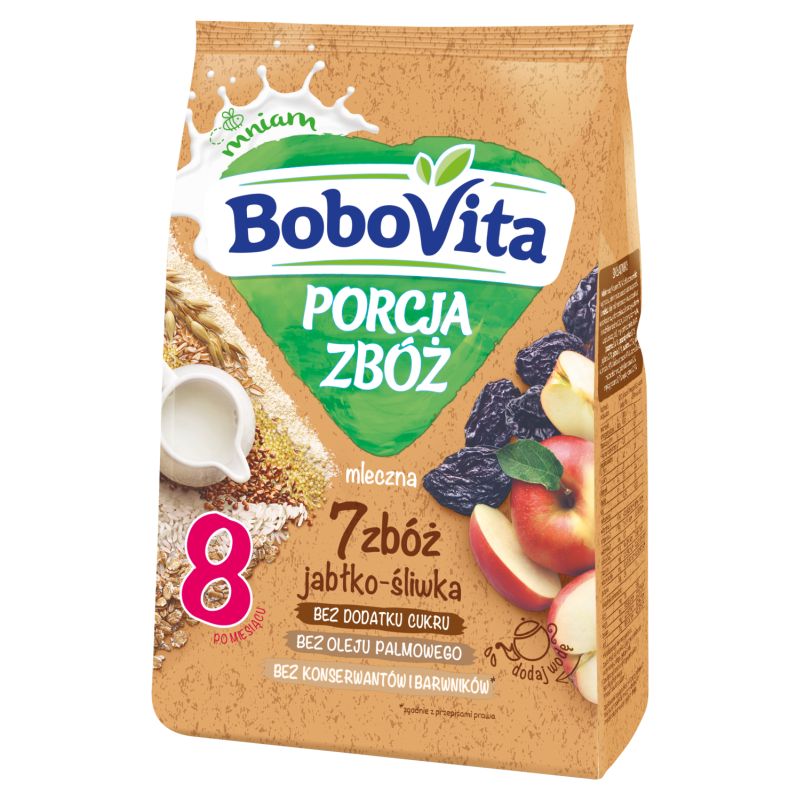 BOBOVITA KASZKA MLECZNA JABLKO SLIWKA 210G\1szt