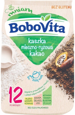 BOBOVITA KASZKA MLECZNO RYZ KAKAOWA 230G\1szt