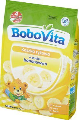 BOBOVITA KASZKA RYZOWA BANANOWA 180G\1szt