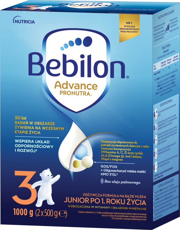 BEBILON ADVANCE 3 2X500G\1szt