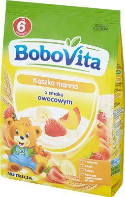 BOBOVITA KASZKA MANNA SMAK OWOCOWY 180G\1szt