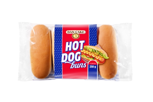 DAN CAKE BULKA PSZENNA HOT DOG 250G\1szt