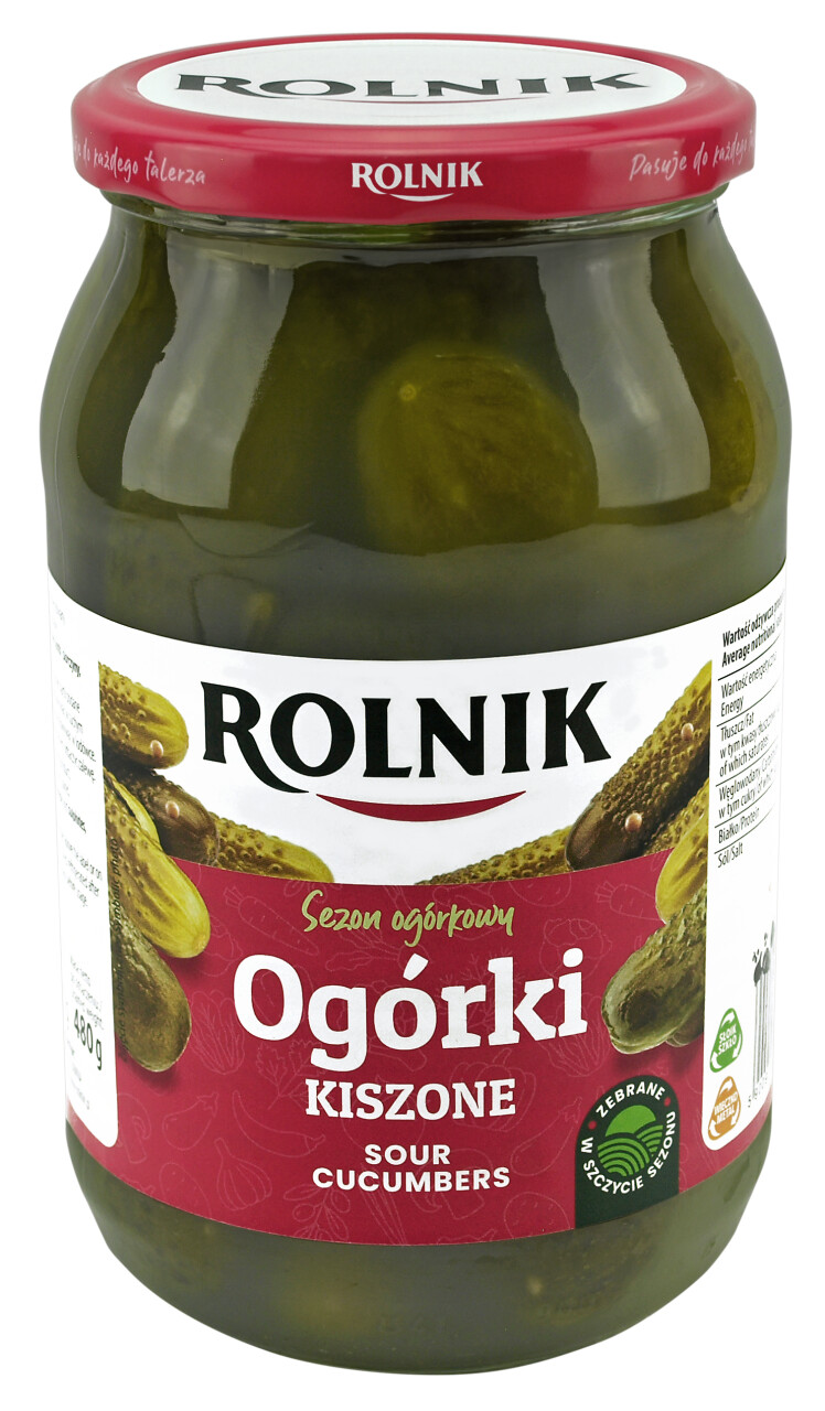 ROLNIK OGORKI KWASZONE 850G