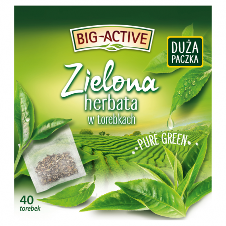 BIG ACTIVE HERBATA ZIELONA 40 TB/1 SZT