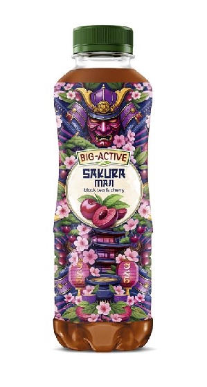 BIG ACTIV NAPOJ SAKURA WISNIA 500ML/6 SZT