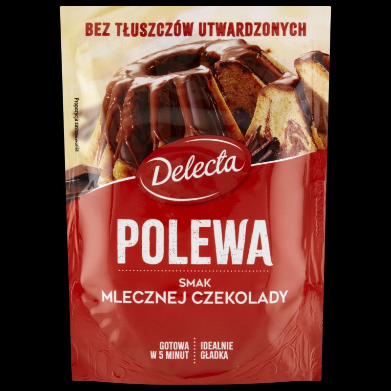 POLEWA DELECTA MLECZNA CZEK TWARDA 100G