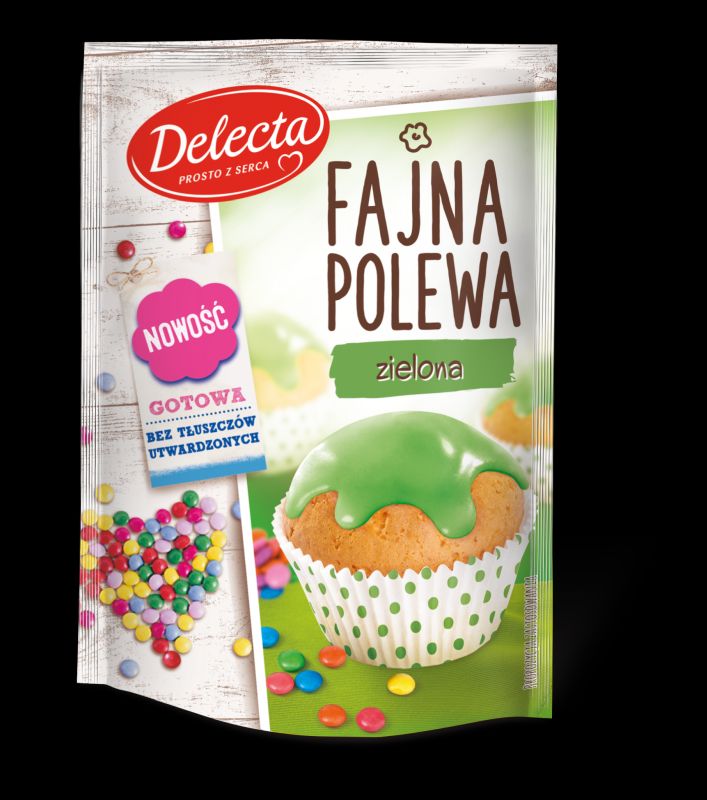 DELECTA POLEWA ZIELONA 80G\1szt