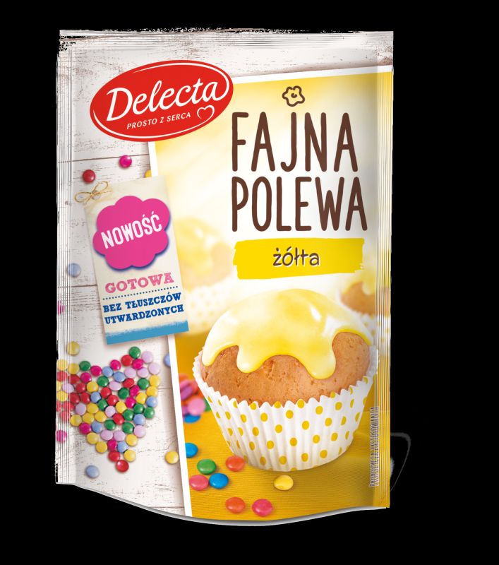 DELECTA POLEWA ZOLTA 80G\1szt