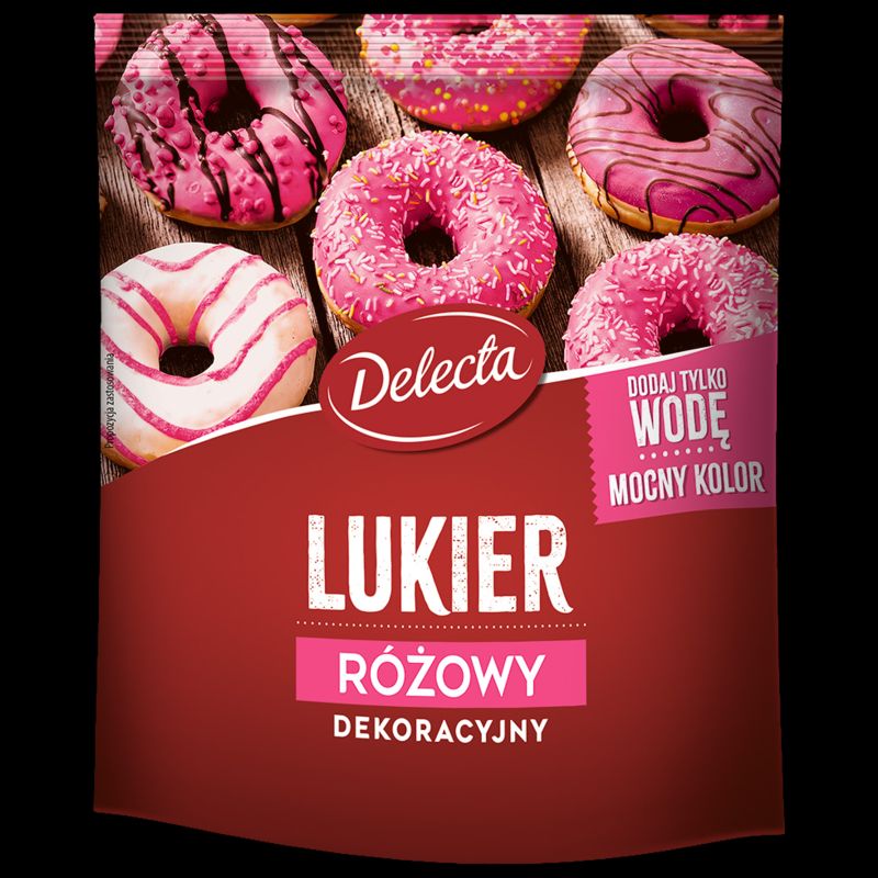 DELECTA LUKIER ROZOWY 80G\1szt