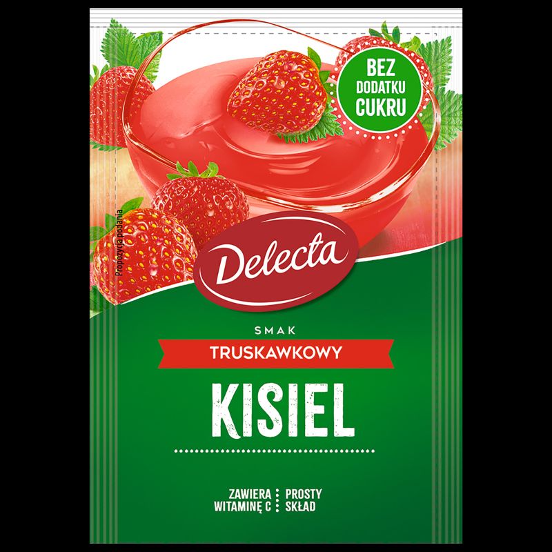 DELECTA KISIEL TRUSKAWKOWY 38G\1szt