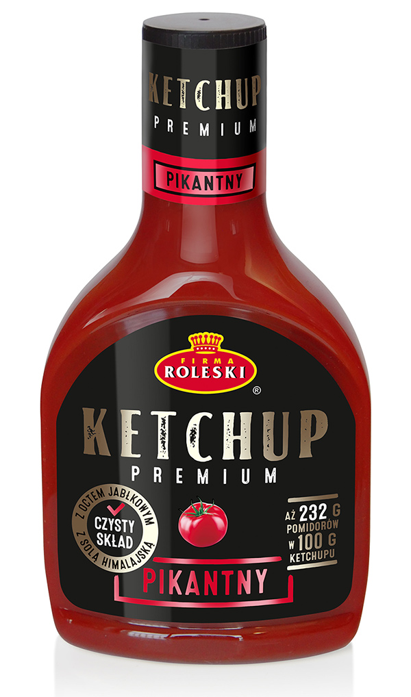 ROLESKI KETCHUP PREMIUM PIKANTNY 465G\1szt