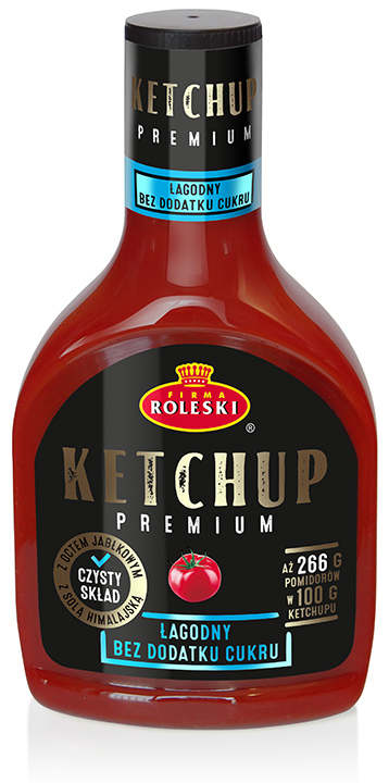 ROLESKI KETCHUP PREMIUM BEZ CUKRU 425G\1szt