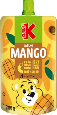 KUBUS MUS JABLKO MANGO 200G/10 SZT