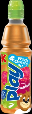 KUBUS PLAY! JABLKO MALINA 400ML SK/12 SZT
