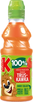 KUBUS SOK MARCHEW BANAN TRUSKAWKA 300ML SK/12 SZT