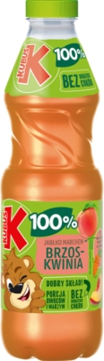 KUBUS SOK BRZOSKWINIA MARCHEW JABLKO 850ML SK/6 SZT