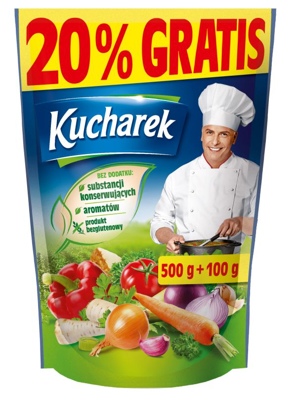 KUCHAREK PRZYPRAWA 500G+20%GRATIS\1szt