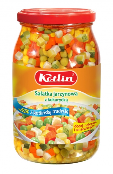 KOTLIN SALATKA JARZYNOWA KUKURYDZA 870G/6 SZT