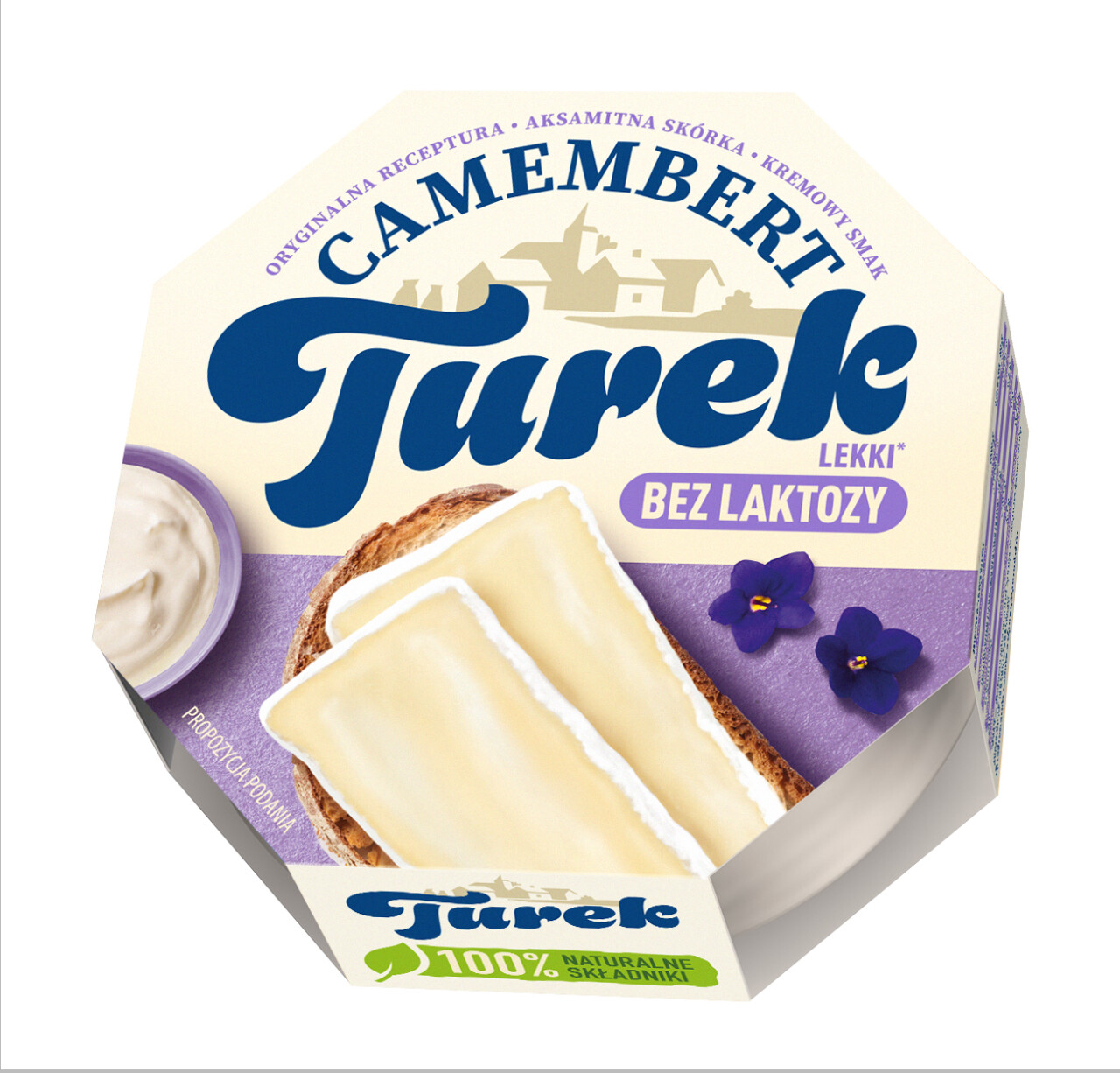 TUREK CAMEMBERT BEZ LAKTOZY 120G