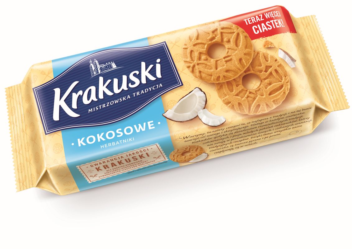 KRAKUSKI CIASTKA KOKOSOWE 168G\1szt