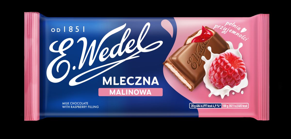 WEDEL CZEKOLADA MALINOWA 100G\1szt