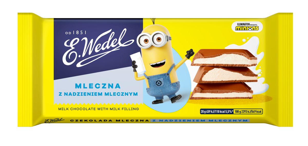 WEDEL CZEKOLADA MLECZNA NADZ MLECZNE 100G\1szt