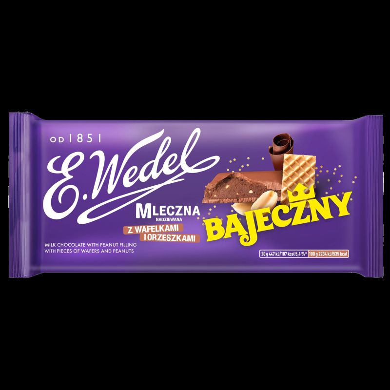 WEDEL CZEKOLADA MLECZNA BAJECZNY 100G\1szt