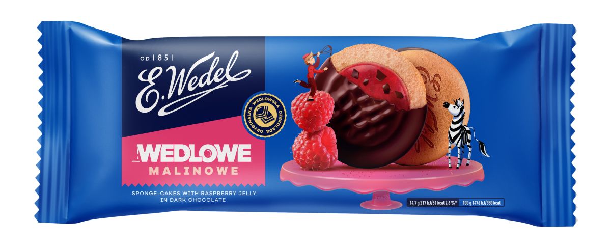 WEDEL BISZKOPTY WEDLOVE MALINA 147G\1szt