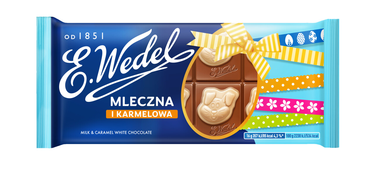 WEDEL CZEKOLADA MLECZNO KARMELOWA 80G