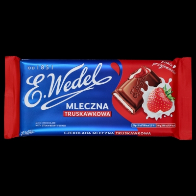 WEDEL CZEKOLADA NADZ TRUSKAWKA 100G/20 SZT