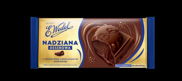 WEDEL CZEKOLADA DESEROWA Z NADZIENIEM CZEKOLADOWYM 100G