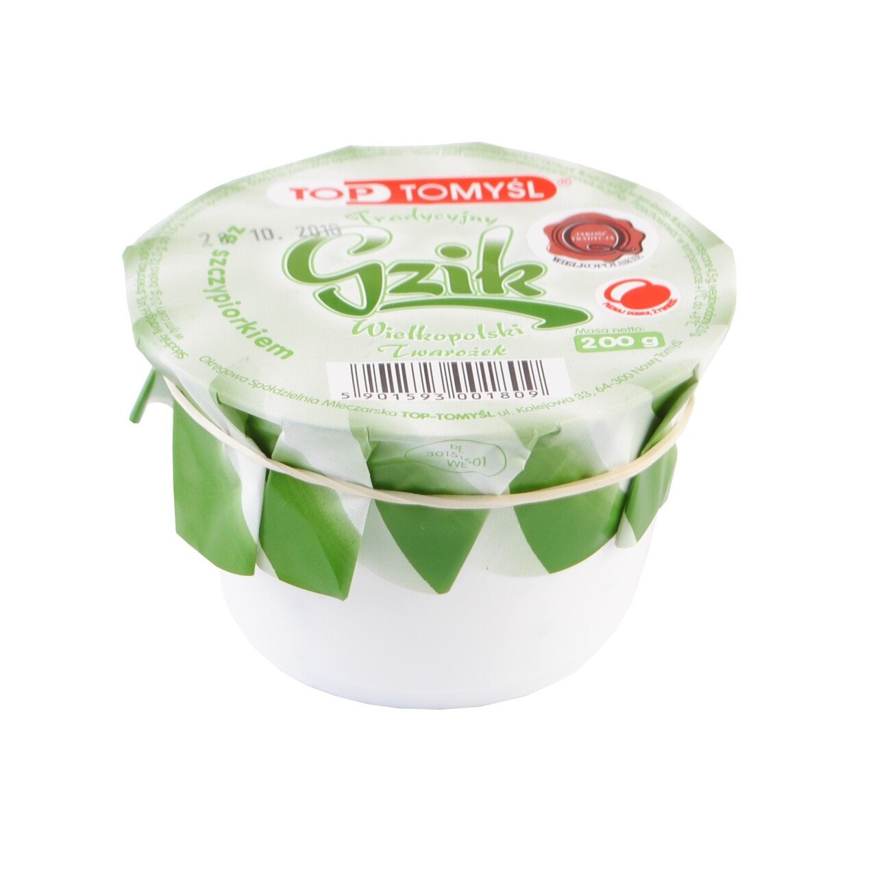 TOMYSL GZIK TWAROG WIELKOPOLSKI ZE SZCZYPIORKIEM 200G