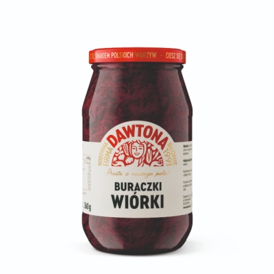 DAWTONA BURACZKI CZERWONE WIORKI 510G\\6szt