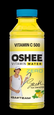 OSHEE VITAMIN WATER ZERO CYTRYNA C500 555ML SK/6 SZT