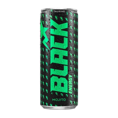 BLACK ENERGY MOJITO 250ML SK/12 SZT