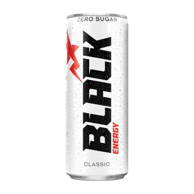 BLACK ENERGY ZERO CUKRU 250ML SK/24 SZT