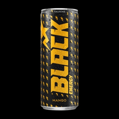 BLACK ENERGY MANGO 250ML SK/12 SZT
