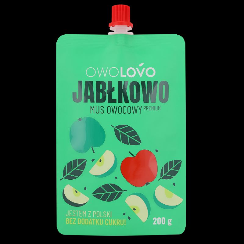 OWOLOVO MUS JABLKOWY 200G\16szt