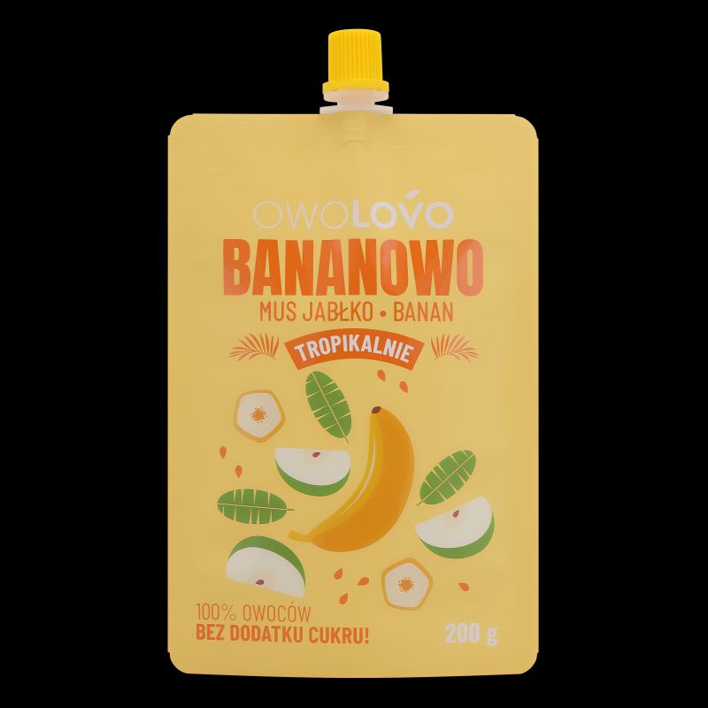 OWOLOVO MUS JABLKO BANAN 200 G\1szt