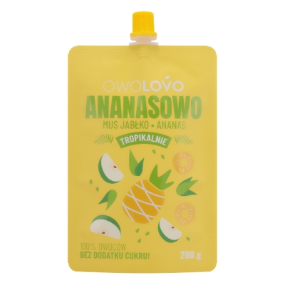 OWOLOVO MUS JABLKO ANANAS 200G\1szt