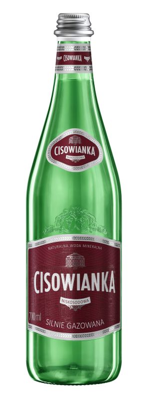 CISOWIANKA SILNY GAZ 700ML SZKLO\6szt