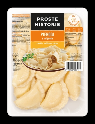 IGLOTEX PIEROGI Z MIESEM PROSTE HISTORIE 360G/1 SZT