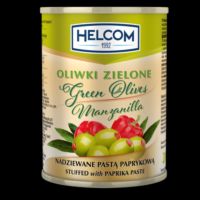 HELCOM OLIWKI ZIELONE NADZ PAPRYKA 280G\1szt