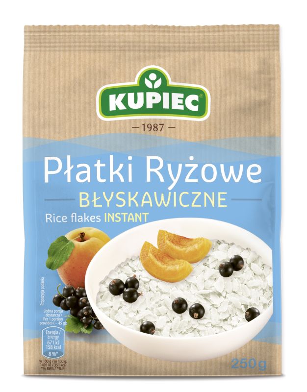 KUPIEC PLATKI RYZOWE BLYSKAWICZNE 250G\1szt