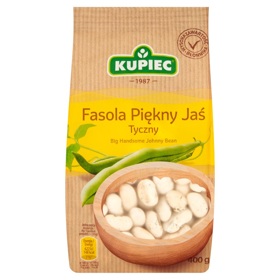 KUPIEC FASOLA PIEKNY JAS TYCZNY 400G/8 SZT