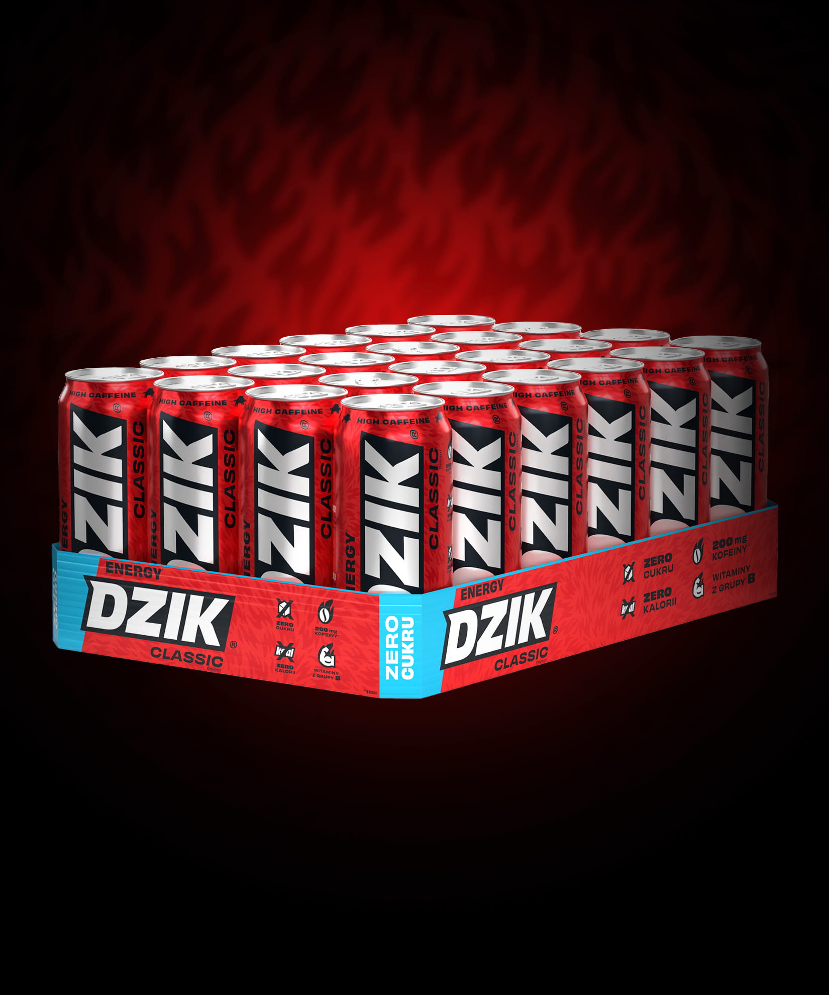 DZIK ENERGY ZERO KALORII 500ML/24 SZT