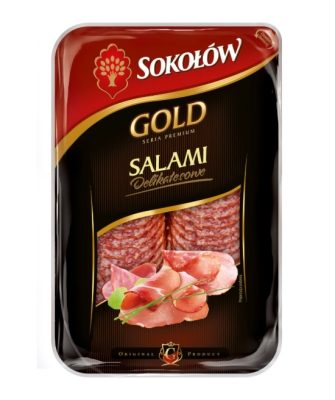 SOKOLOW SALAMI DELIKATESOWE PLASTRY 100G\1szt