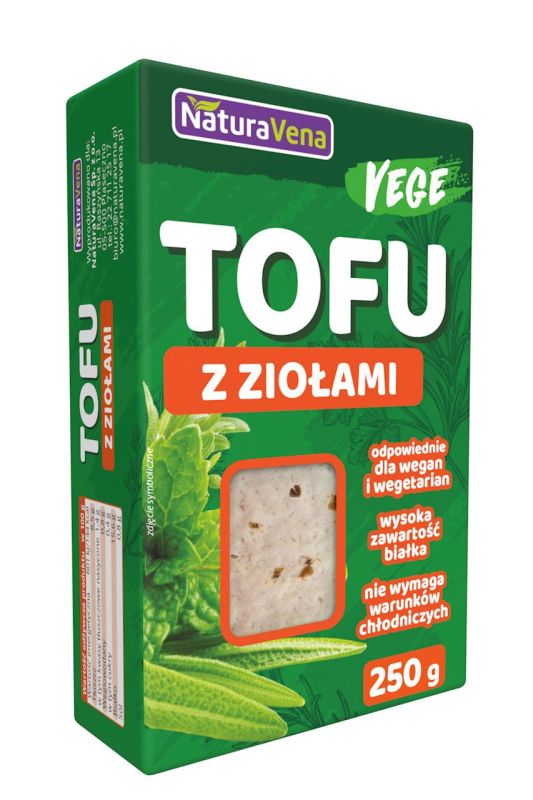 NATURAVENA TOFU ZIOLOWE KOSTKA 250G\1szt