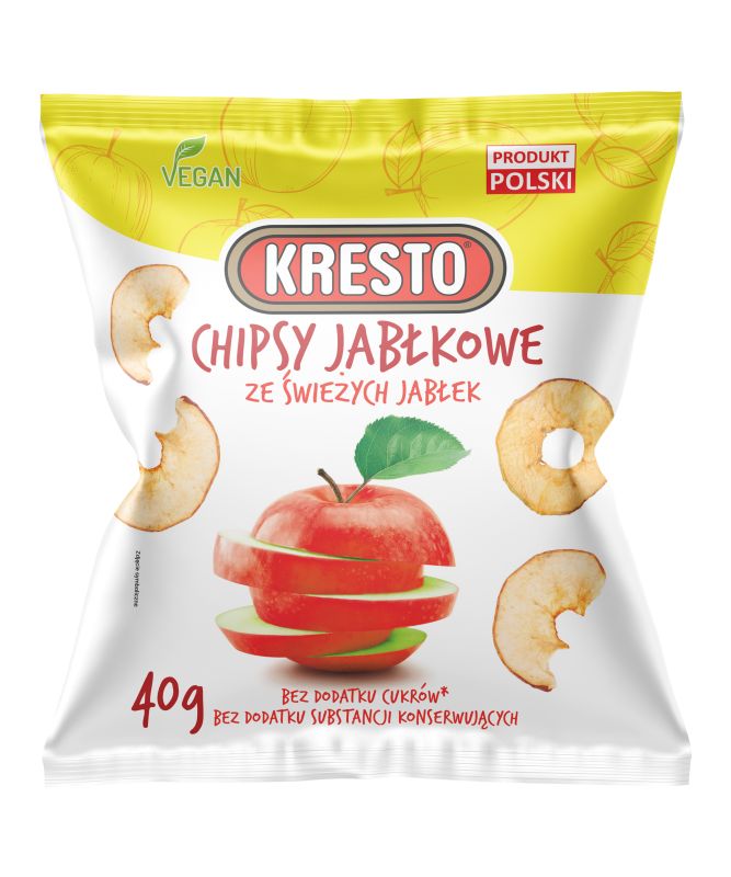 KRESTO CHIPSY JABLKOWE 40G\1szt