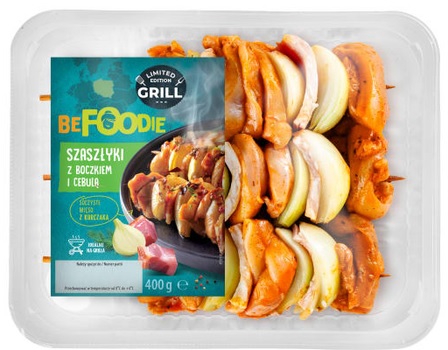 SUPERDROB SZASZLYK DROBIOWY BOCZEK CEBULA 400G